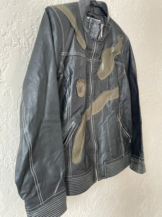 “lost & found” Leather Jacket