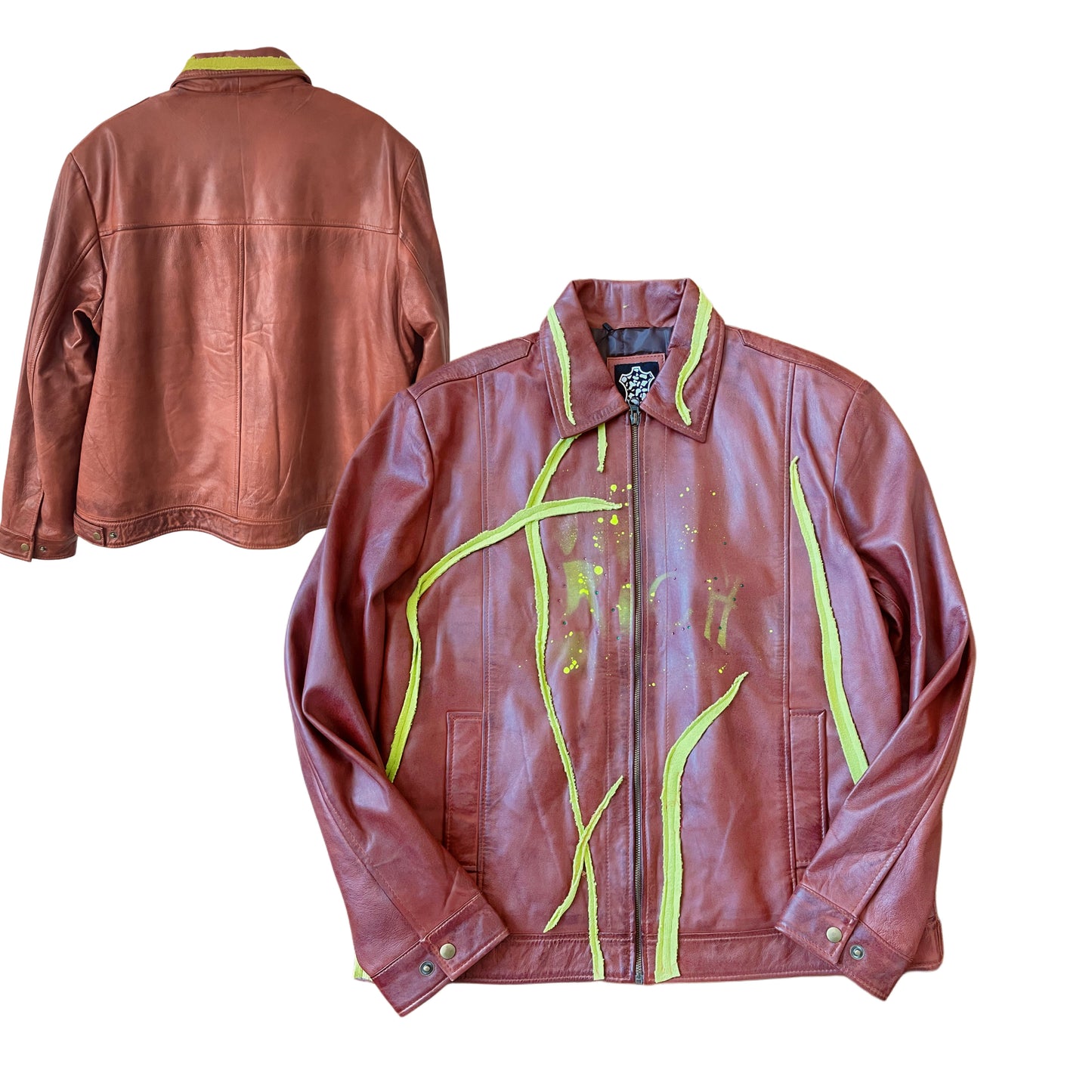 “TREE OF LIFE” LEATHER JACKET