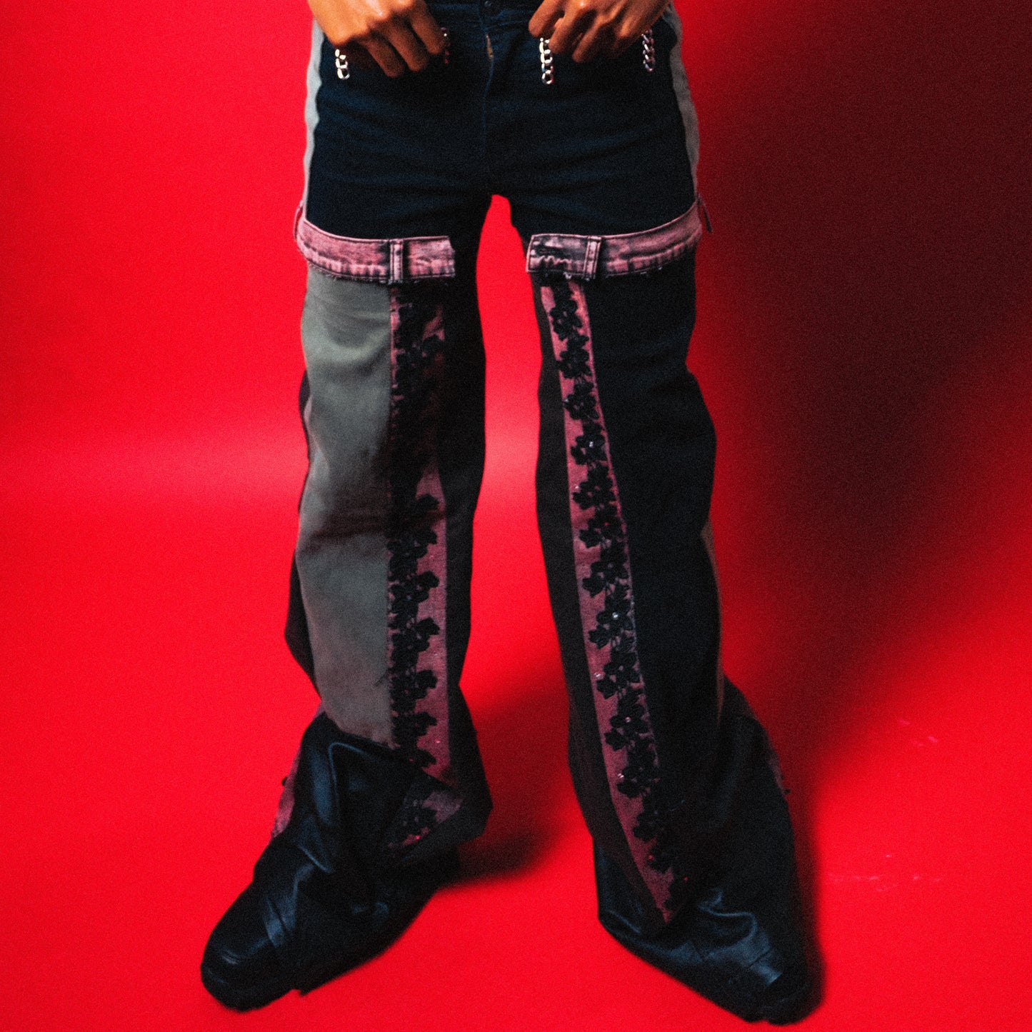 Earth2Mars Denim Jeans (w/ Kilt)